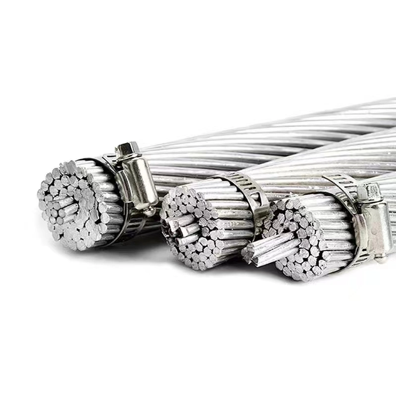 Todos los conductores de aluminio cable de transmisión de potencia de la cabeza PVC aislado o. Cables eléctricos MV y LV desnudos