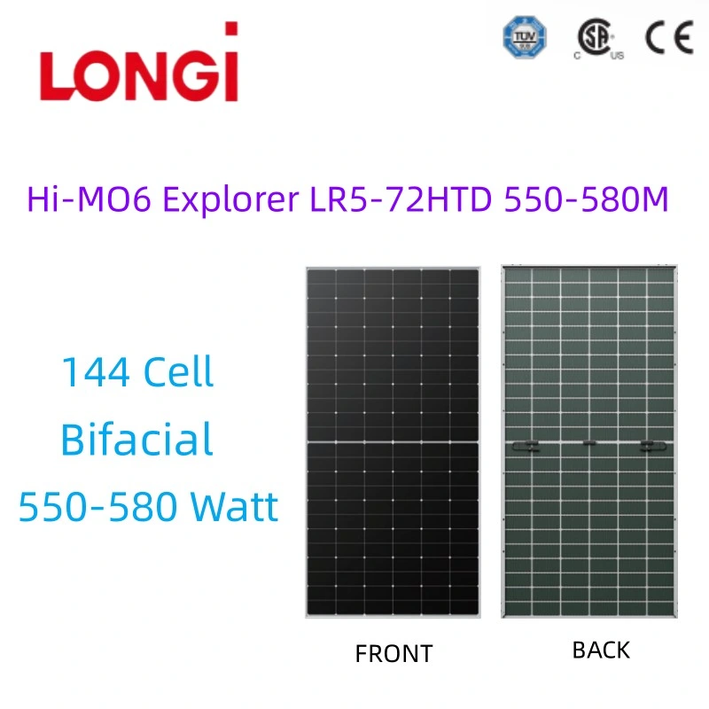 Module solaire Topcon type N 460 W 465 W 470 W 475 W 480 W. Panneaux solaires monocristallins mono 550 W.