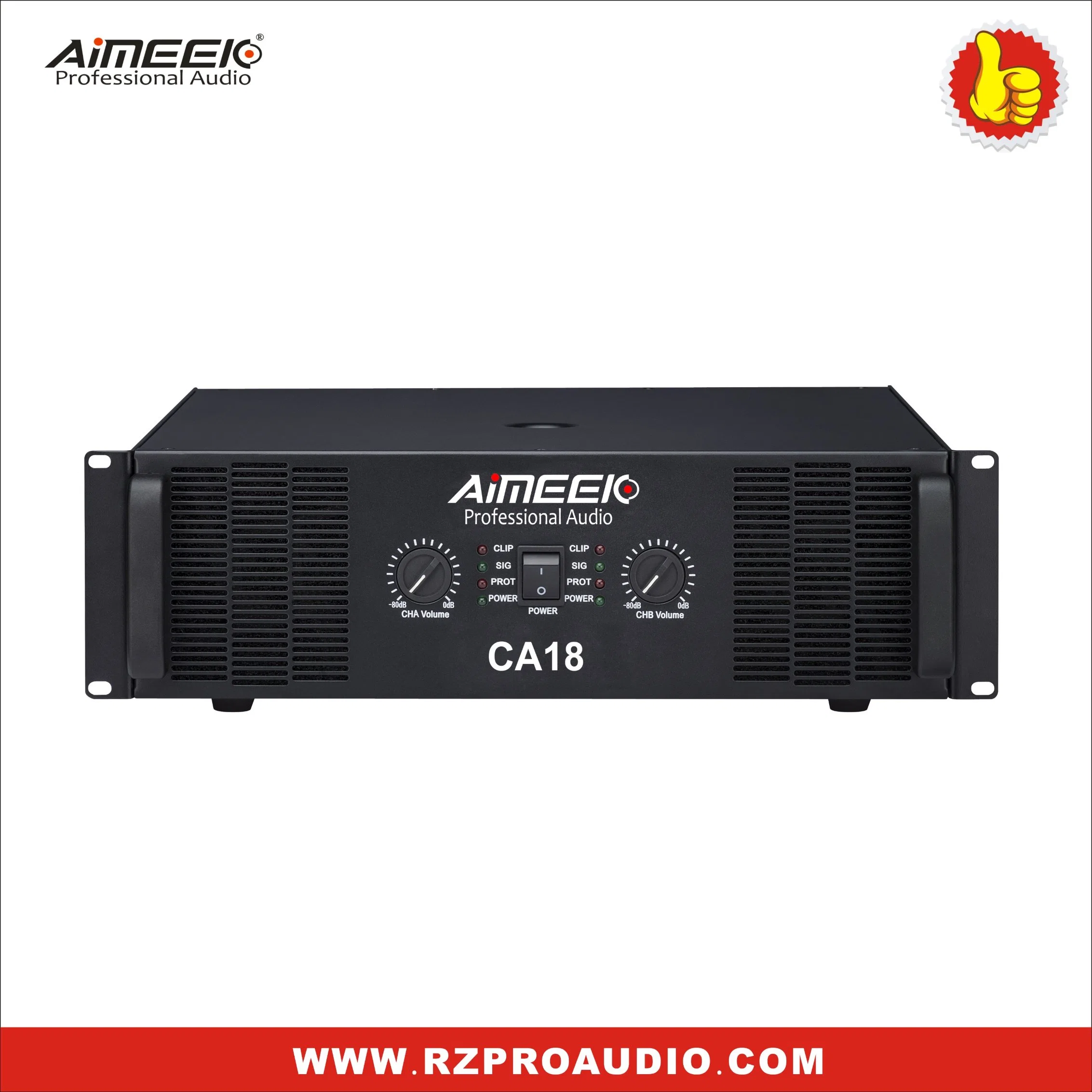 Black Color Ca18 High Class Professional Audio Power Amplifier