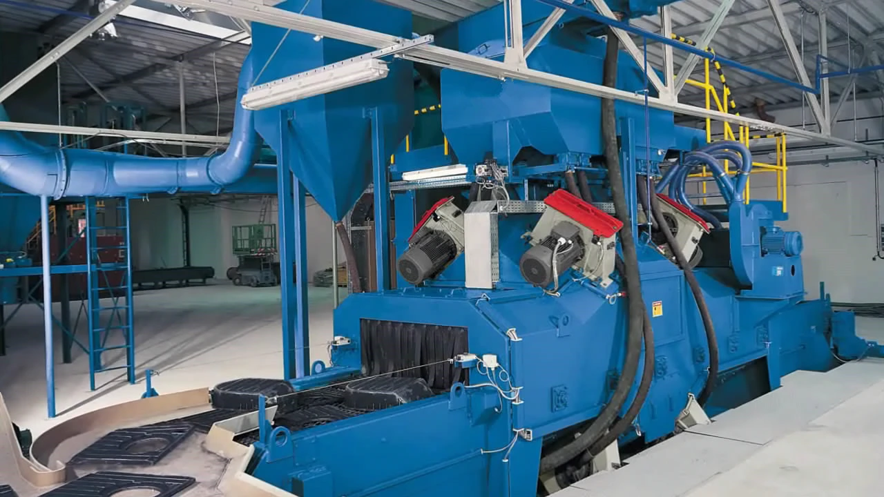 Mesh Belt grenaillage Machine