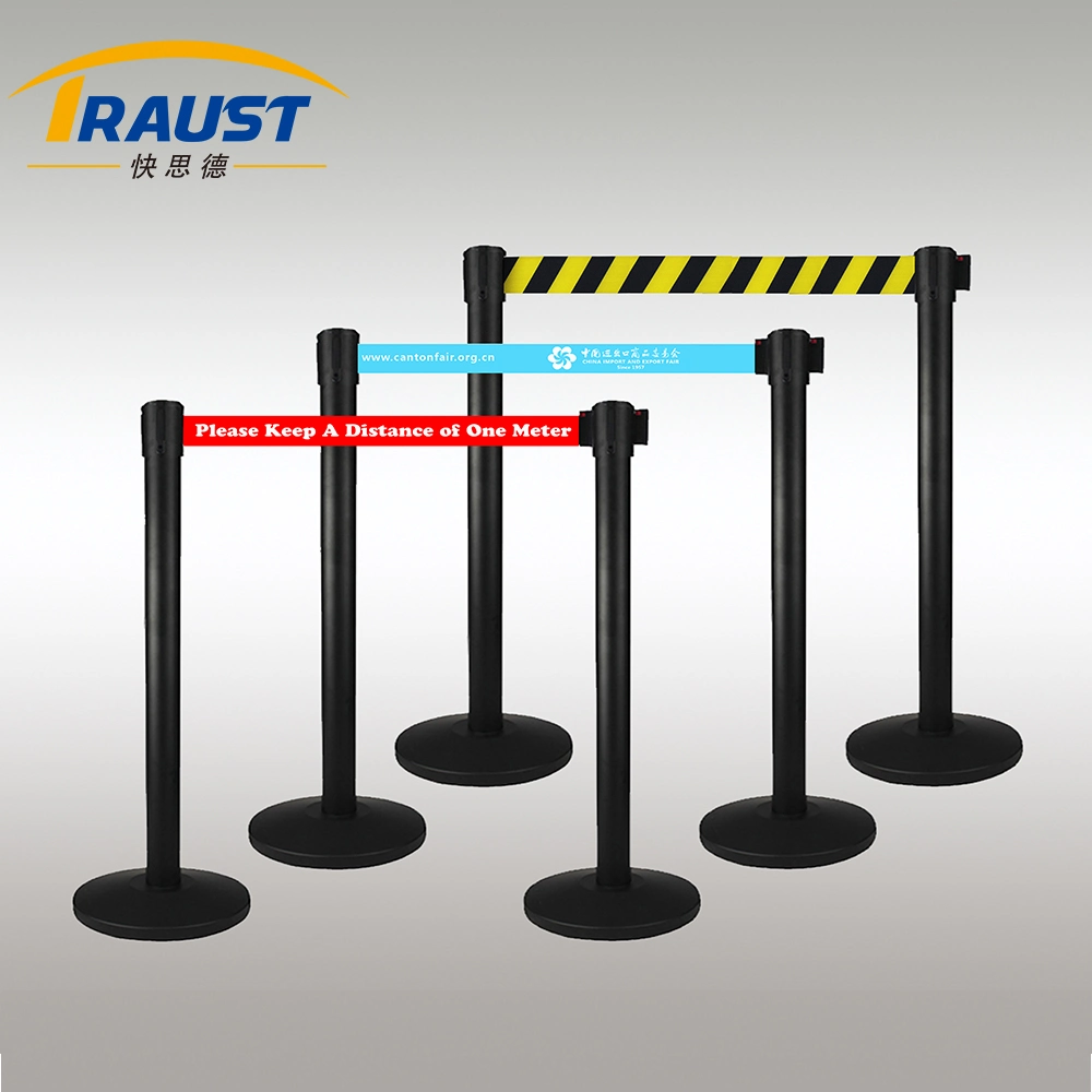 Factory Price Retractable Belt Barrier/Rope Barrier for Queuing System