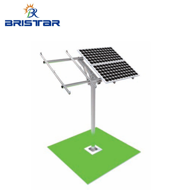 Carbon Steel Single Pole Solar Mounting System Solar Pole Racks Ground Solar Support