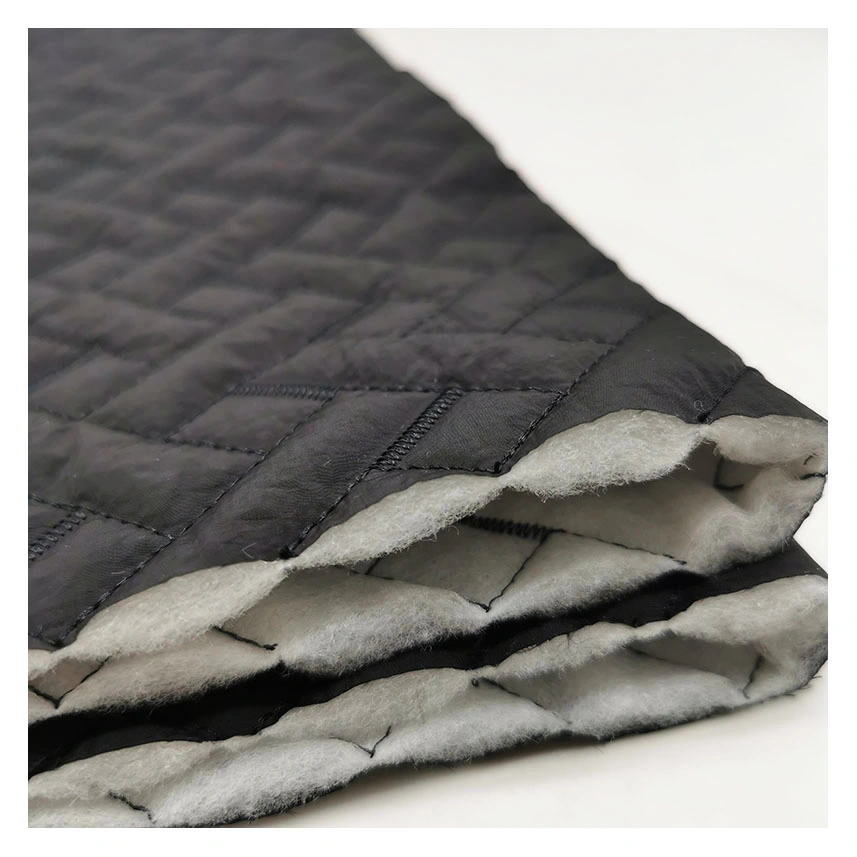 Winter Fabric 360t Nylon Thermal Waterproof Quilted Fabric for Jacket/Coat/Bag