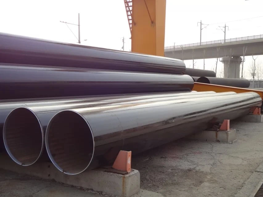 LSAW tubo de acero al carbono como especificación de material de construcción