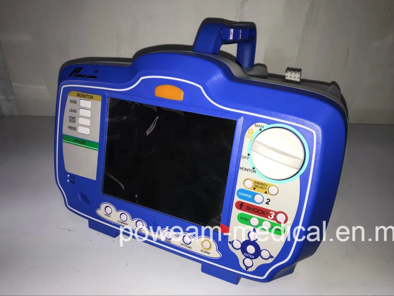 Pantalla LCD en color dea Biophasic desfibrilador con ECG, SpO2