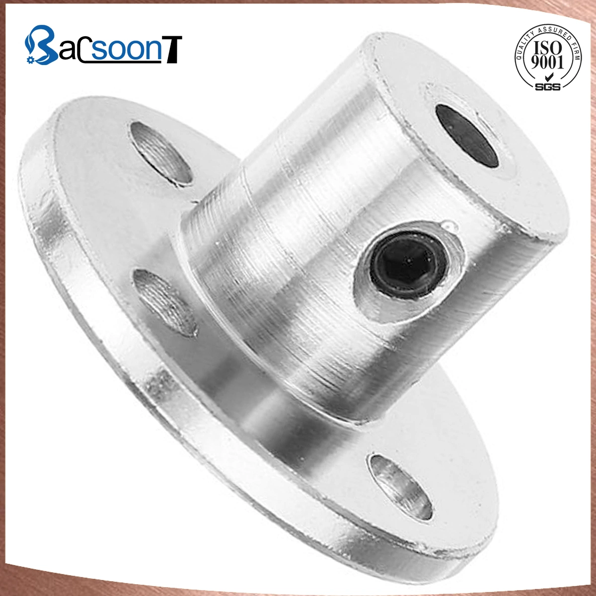 Customized Steel/Stainless Steel/Carbon Steel Lost Wax Casting/Precision Casting Steel Flange Coupling with Sandblasting/Machining in China