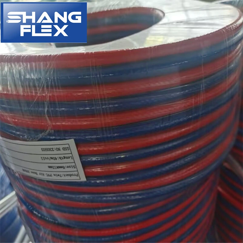 High quality/High cost performance  Rubber PVC Oxygen Acetylene Twin Welding Hose