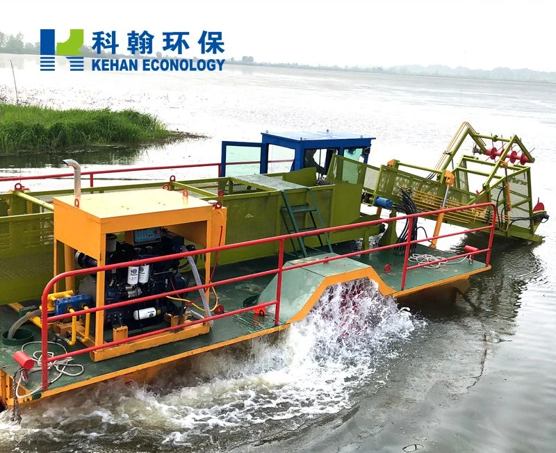 River Cleaning Equipment Water Hyacinth Reed Cutting Ship