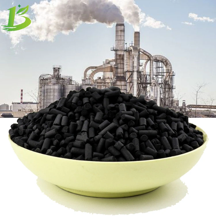 Columnar Pellet Activated Carbon Recycled for Air Purification to Remove Odor