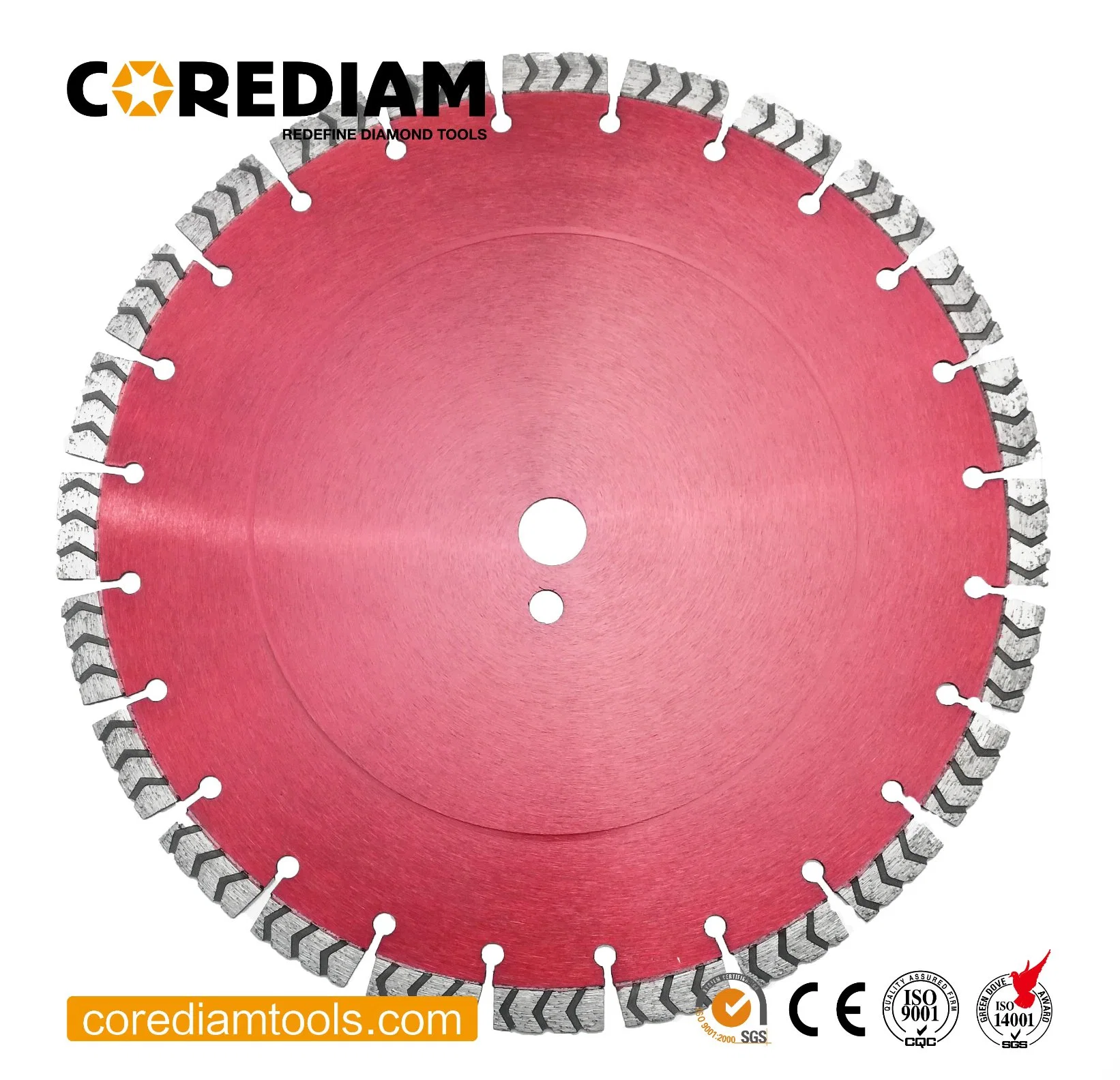 Diamond Cutting Tools From Made in China/14 Inch Arrow Segment Diamond Saw Blade