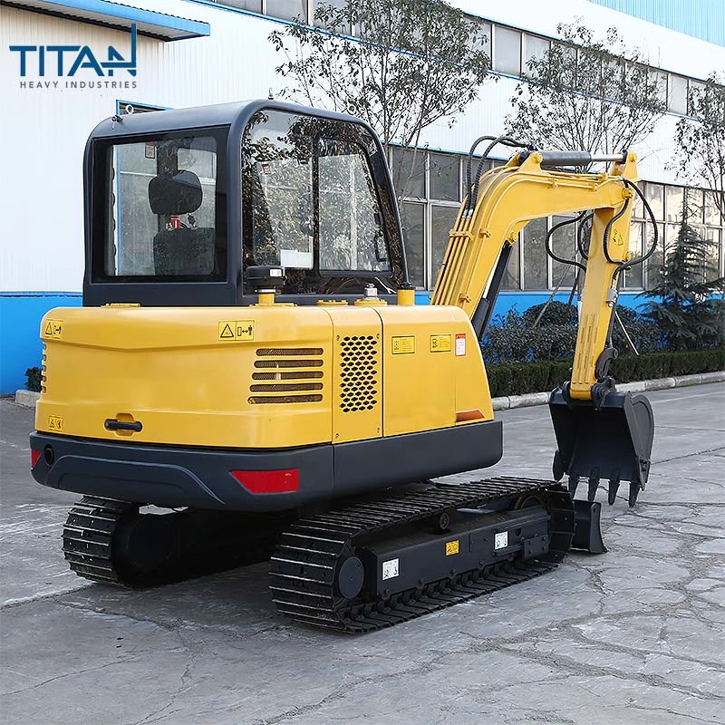 بيع ماكينة الحفار الهيدروليكي المزوَّدة بالحفارات الزحافة Titan TL45E 4.5 طن وزن الحمل