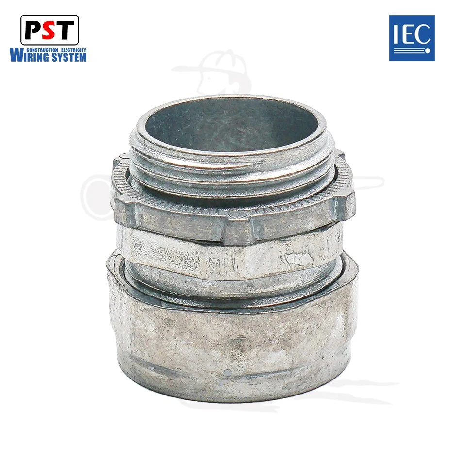 EMT Conduit Compression Connector Terminal Zinc Connector EMT Fittings