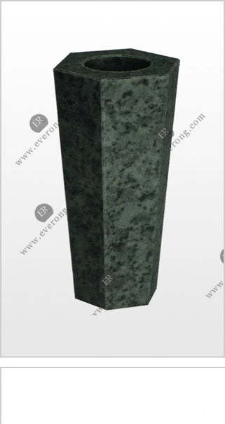 Attractive Design Granite Round Vase for Cemetery Memorial