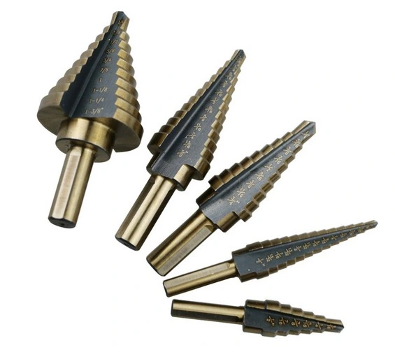 Titanium Coated HSS Step Drill Bits