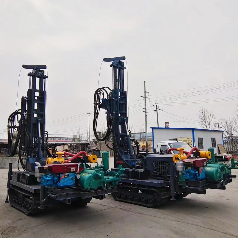 Pneumatic Hydraulic Tractor Track Air Anchor Water Well Rock Drilling Rig Machine