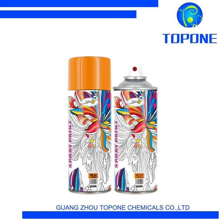 OEM/ODM China Manufacturer Hot Selling Orange Color Paint Spray