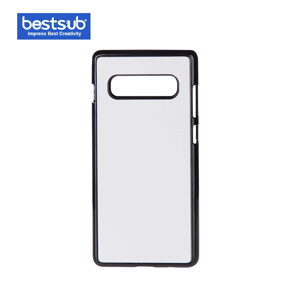 Sublimación Samsung Galaxy S10 Plus tapa de teléfono celular sin inserto (plástico, negro)