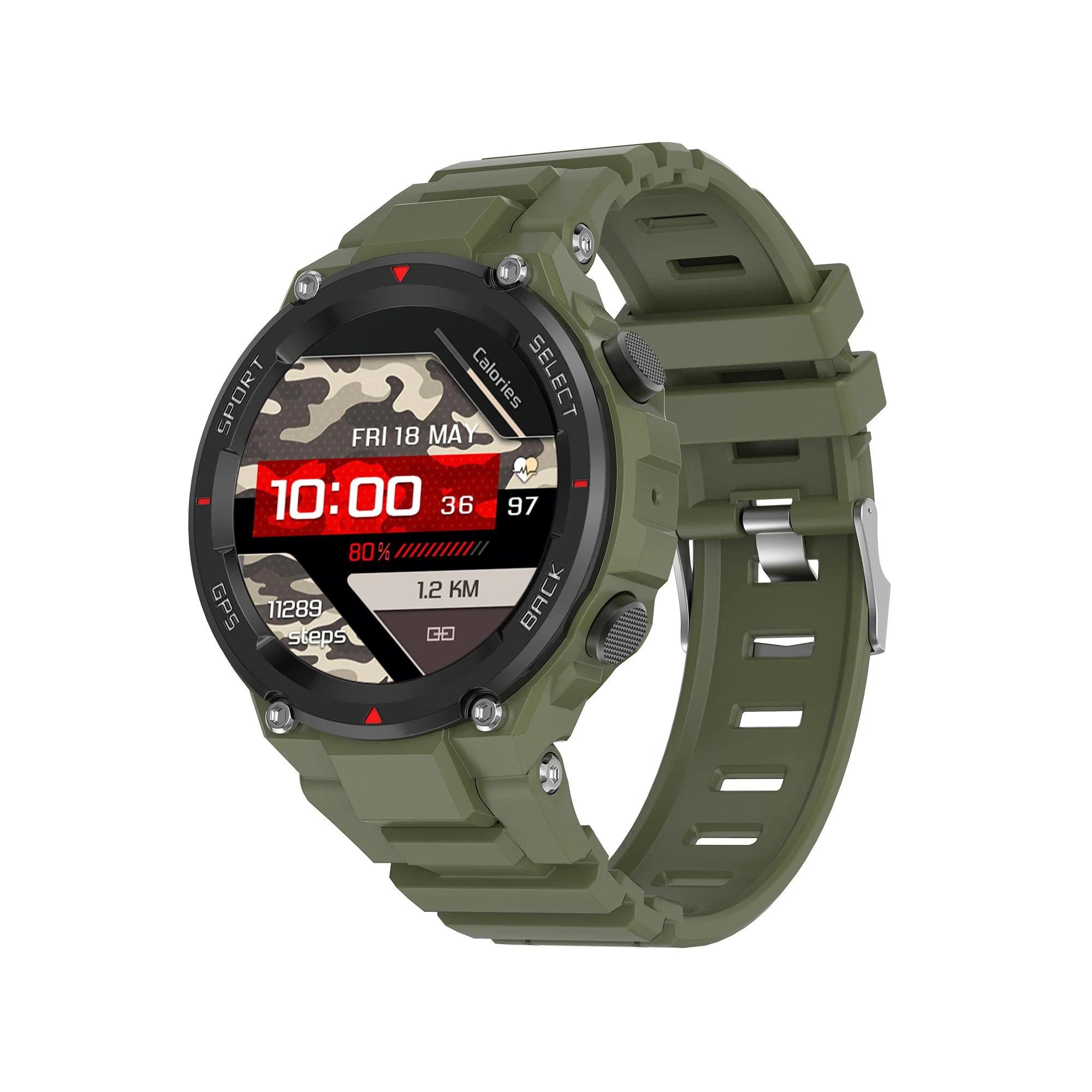 Hombre Deporte exterior Digital luminoso reloj táctico Smart relojes electrónicos Ver regalo