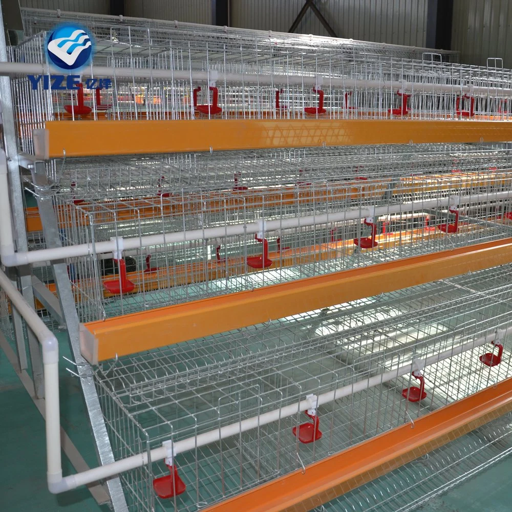 Hot Sale 4 Layer Hot Dipped Galvanized Chicken Poultry Cage