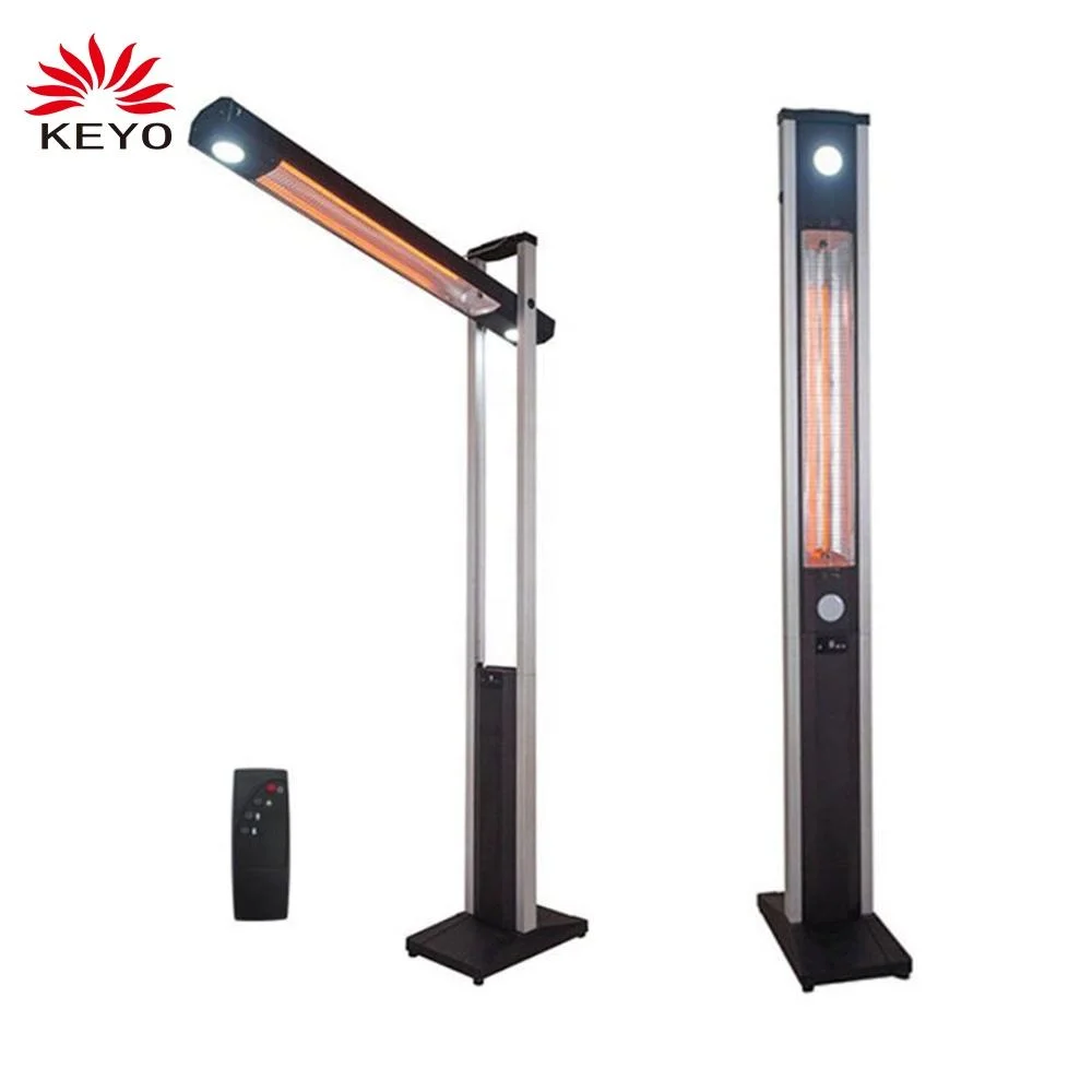 Freestanding Portable Quiet Space Heater Multi-Function Outdoor and Indoor Electric Patio Heater