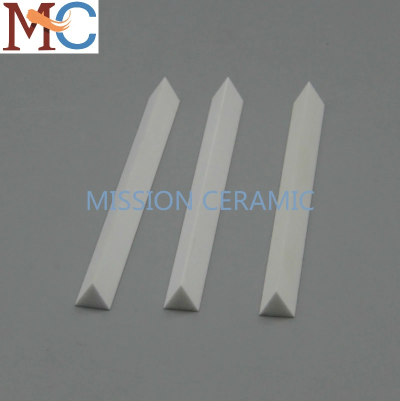 Industrial 99% Al2O3 Triangle Customized Type 95% Alumina Ceramic Rod