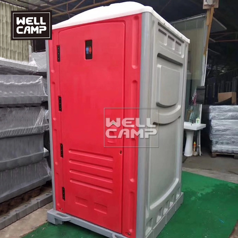 Outdoor Plastic Mobile Sitting Toilet with Electric System for Sale