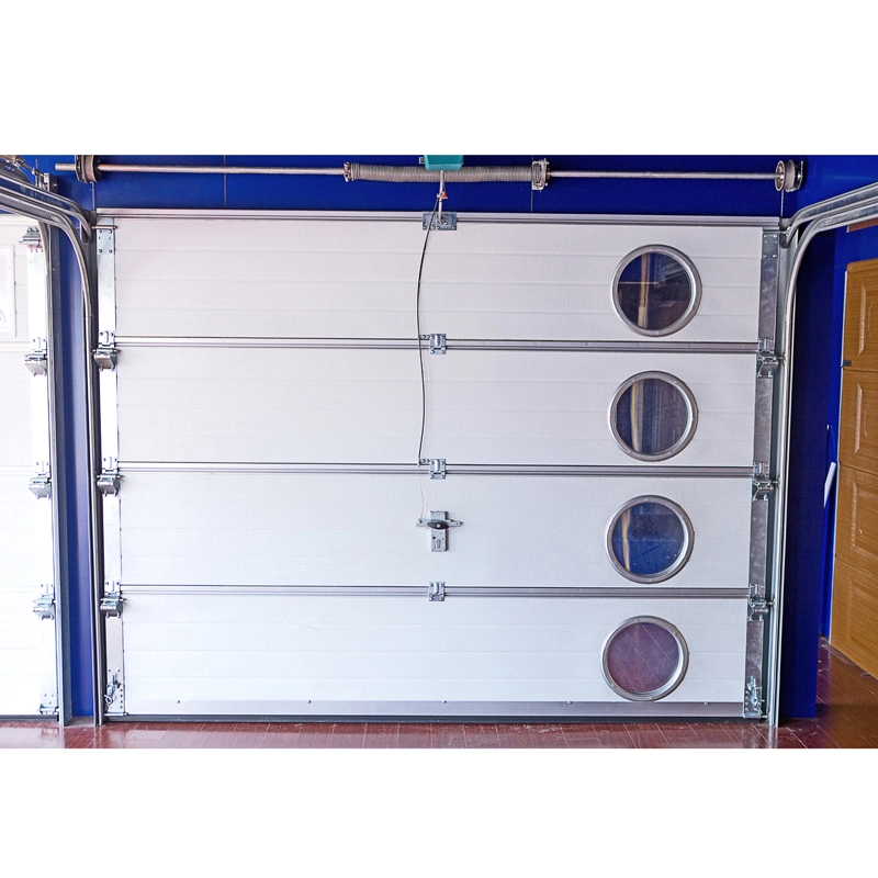 Ce Approved Steel PU Insulated Residential Automatic Overhead Sectional Roller Rolling Garage Door