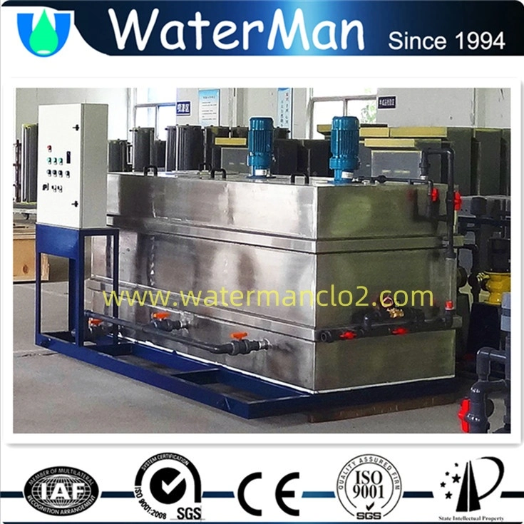 Chemical PAM Dosing System 3000L/H PLC Automatic Control