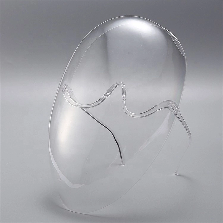 Oversized Clear Full Face Shield Transparent Plastic Face Shields Glasses with Frame