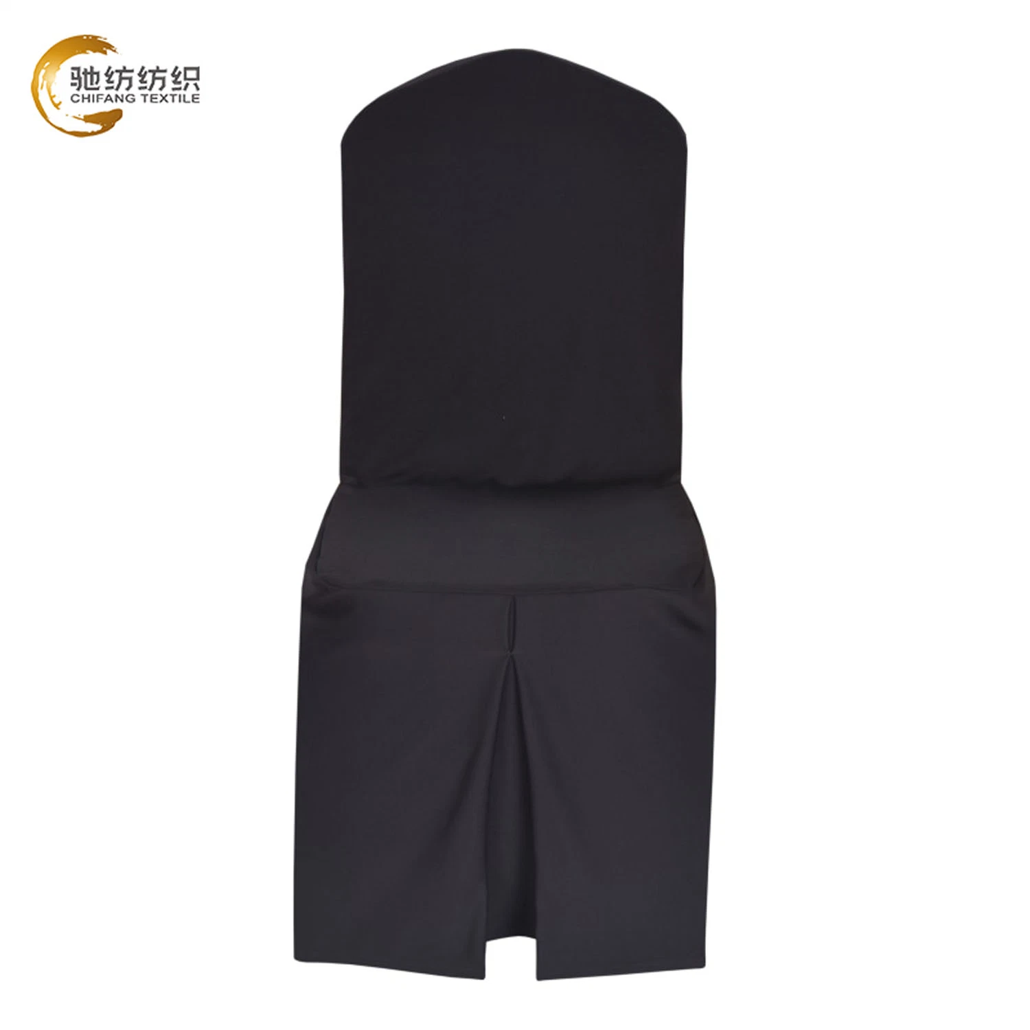 Wholesale/Supplier Universal Durableblackstretchable 100% Poly Knitted Fabricc Haircovers for Wedding Party Chair Covers