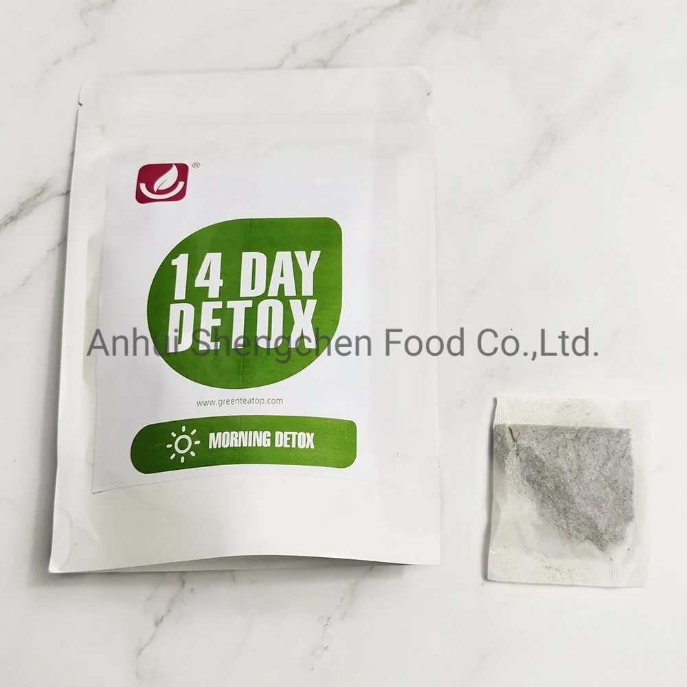 Servicio OEM 14 días de té de la mañana Skinny Mint sabor Detox Kit de té