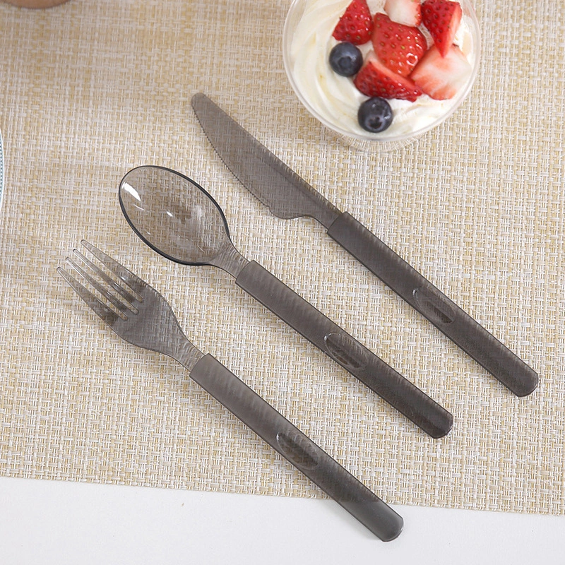 Luxury Disposable Plastic Heavy Duty Cutlery PS 172mm Spoon