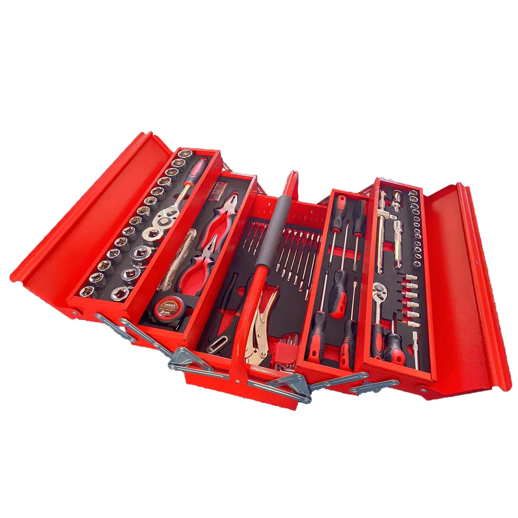 90PCS Tools Set with Metal Portable Hand Tool Box