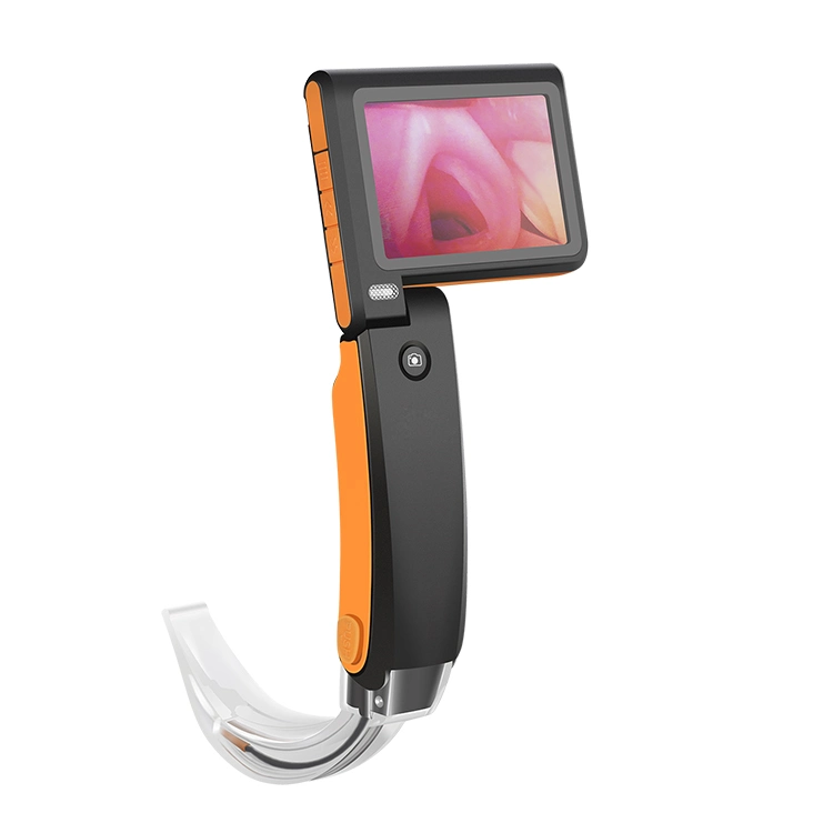 Portable Endotracheal Intubation Video Laryngoscope with Disposable Blade Visual Laryngoscope