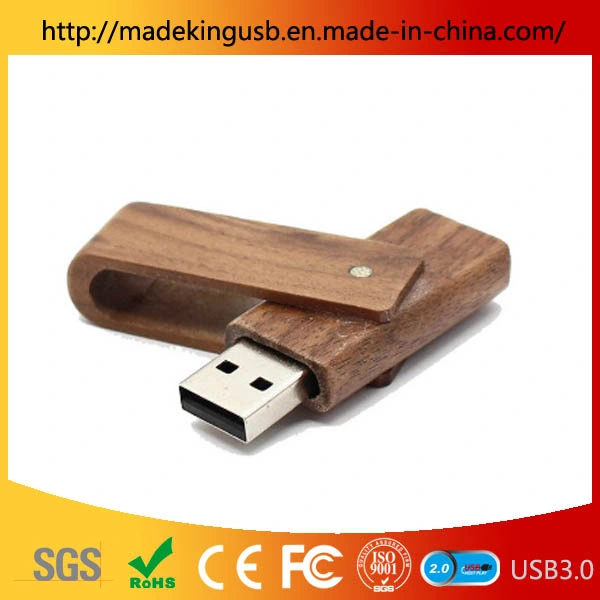 Wooden Rectangle USB 3.0 Flash Memory Stick Wooden USB Flash Drive Pen Drive