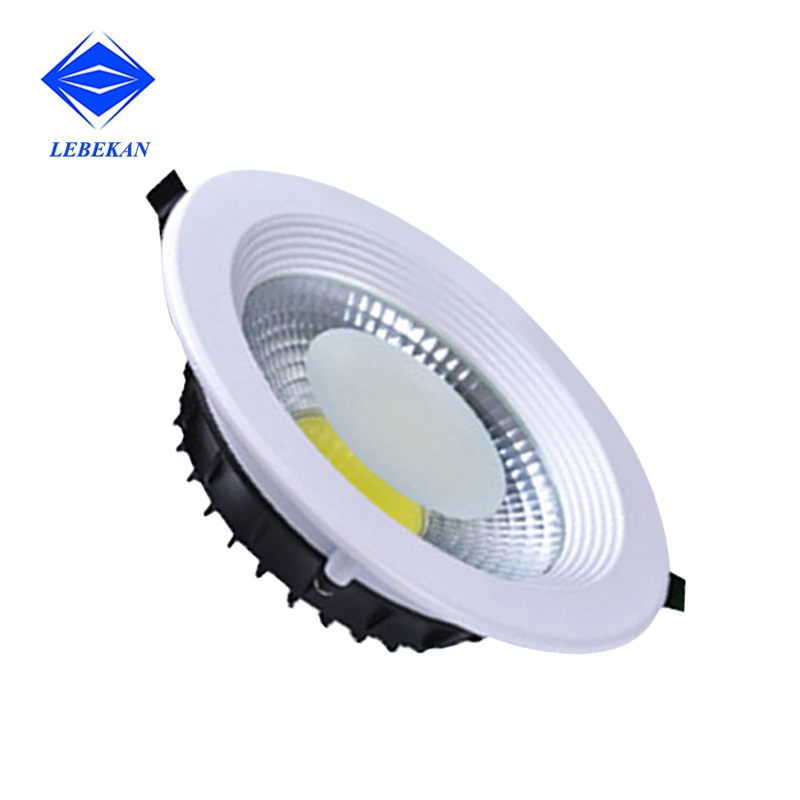 Factory LED Spot Lighting LED Recessed Lighting 6 Inch 10W 15W 20W 30W Down Spotlight Commercial Ceiling Can Light COB Lamp Bulb Downlight
