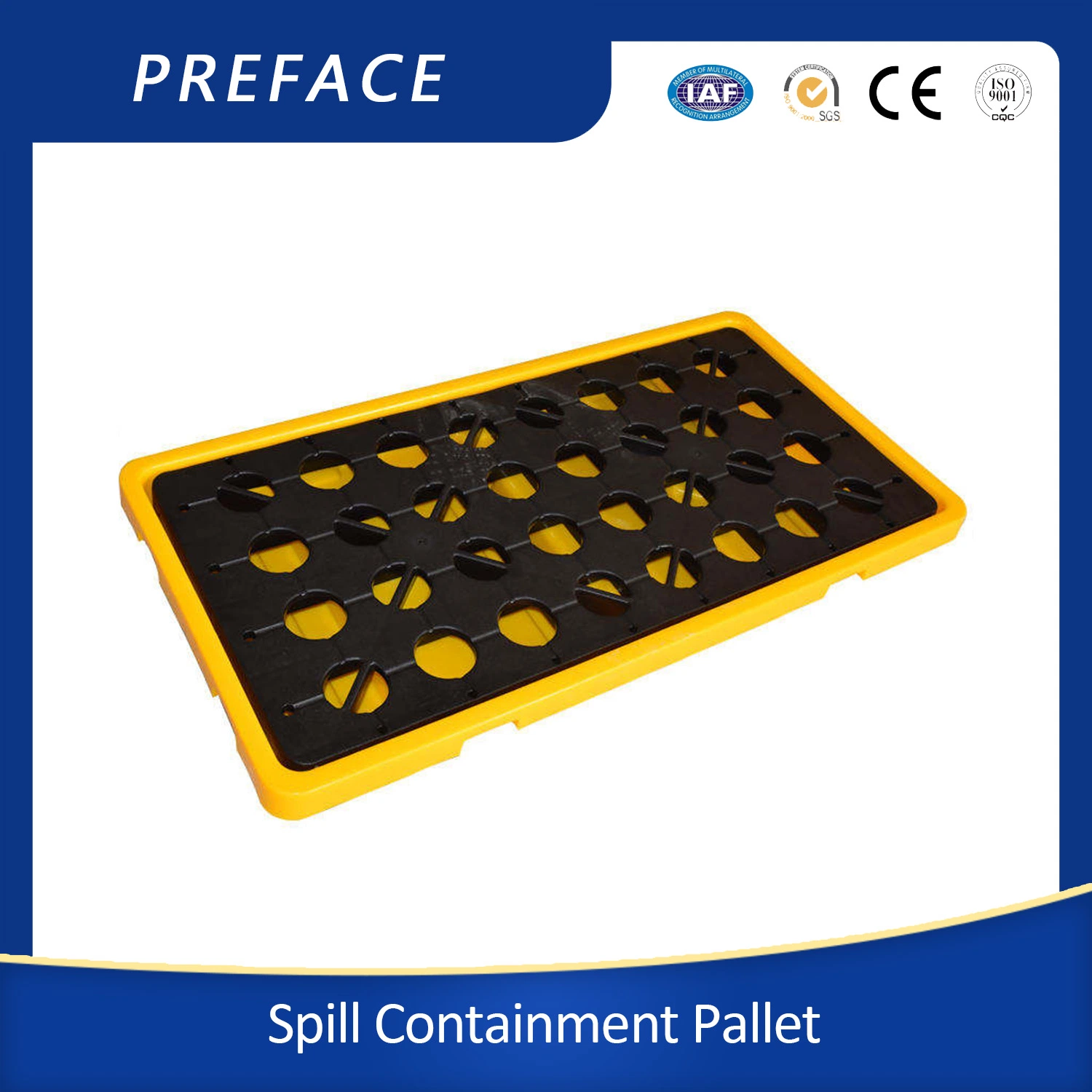 High Quality Spill Pallet Secondary Containment Pallet Oil Pallet for Oil Chemicals