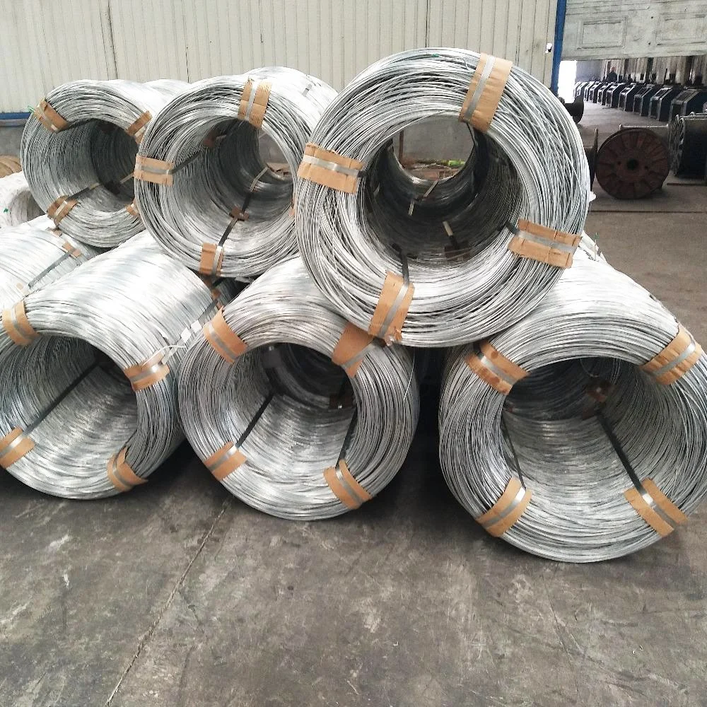 Q195 cable de alta calidad de armaduras barato cable de acero galvanizado barra Alambre de hierro galvanizado 0,8mm 1,2mm 2,5mm 4,0mm alambre de acero galvanizado