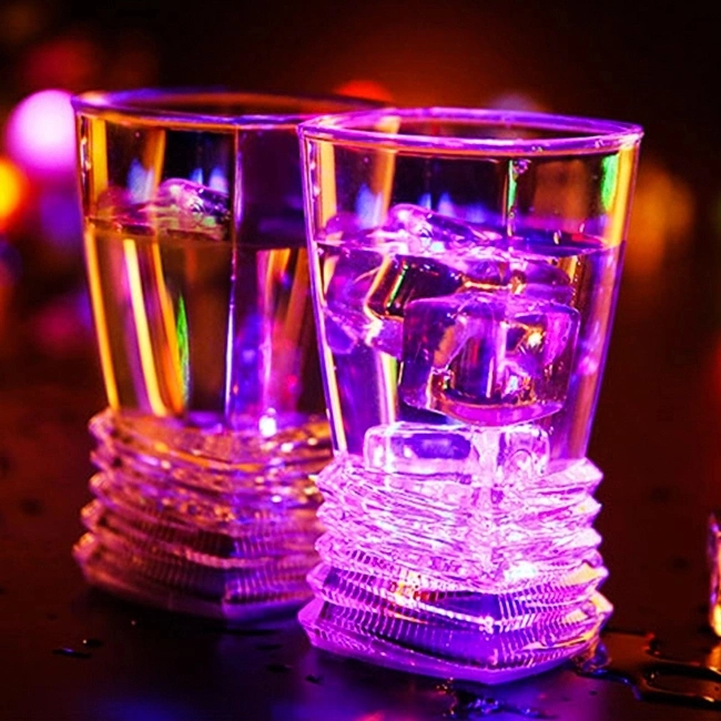 Vaso de plástico con luz LED parpadeante personalizado para eventos de fiesta