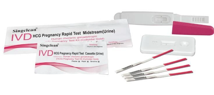 Großhandel CE genehmigt Home Use Early Rapid Urin HCG Schwangerschaft Test Aus China