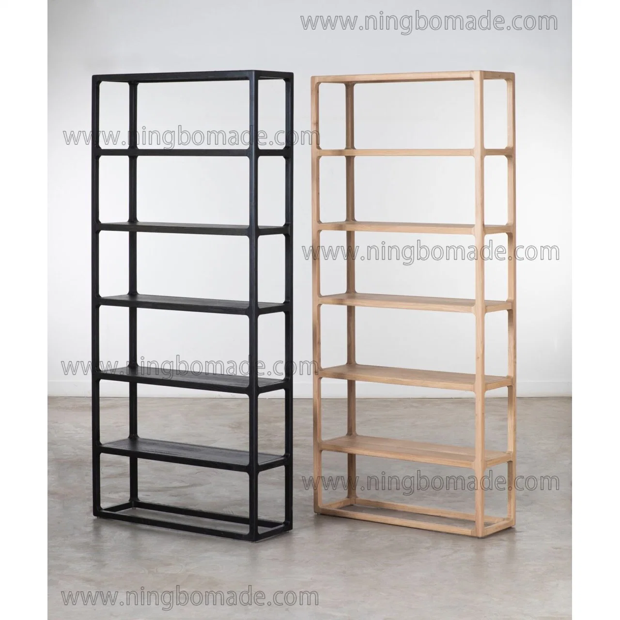 Simple Elegant Proportions Furniture Weather Black Oak Brass Line Book Shelf