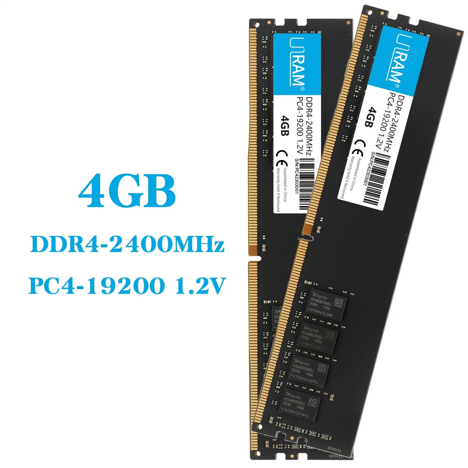 Memória de computador desktop de 8 GB e 32 GB DDR4 de 3200 MHz PC4-25600 de 1,2 V. RAM