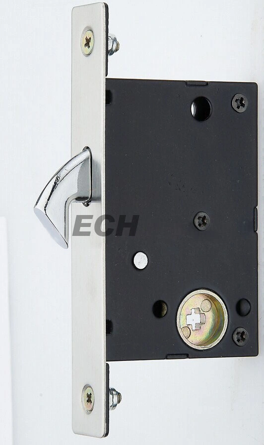 China Supplier Stainless Steel Glass Sliding Door Lock Body (ESD-017)