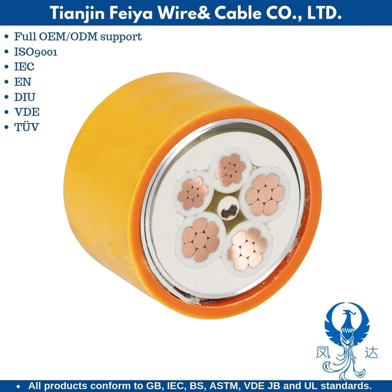 PVC Elevator Heating Cable Micc High Temperature 1200c Vitreous Silica Fiber Thermocouple Cable