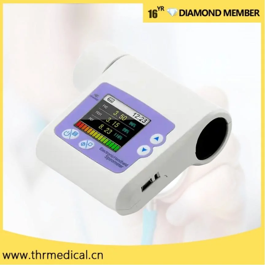 Medical Portable Spirometer Hand-Held Peak Flow Meter (THR-SP10)