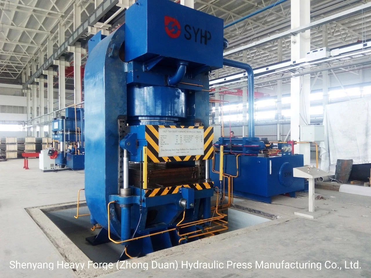 2000 Ton Plate Heat Exchanger Hydraulic Press