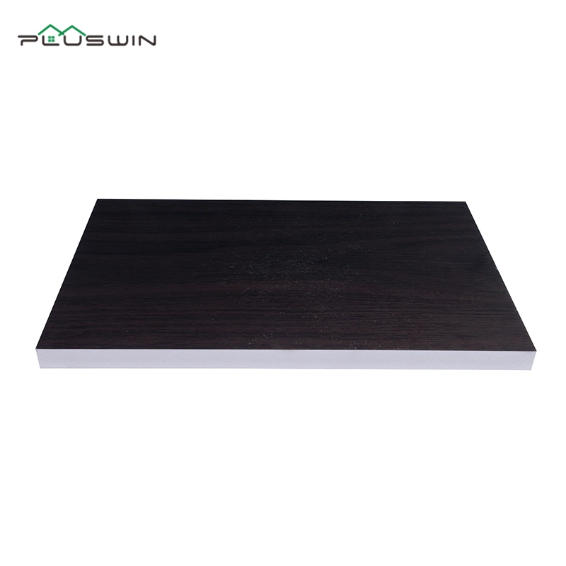 Flat Decoration Parts 1220X2440mm Black Wood Plastic Profile Decorative PVC Celuka Board