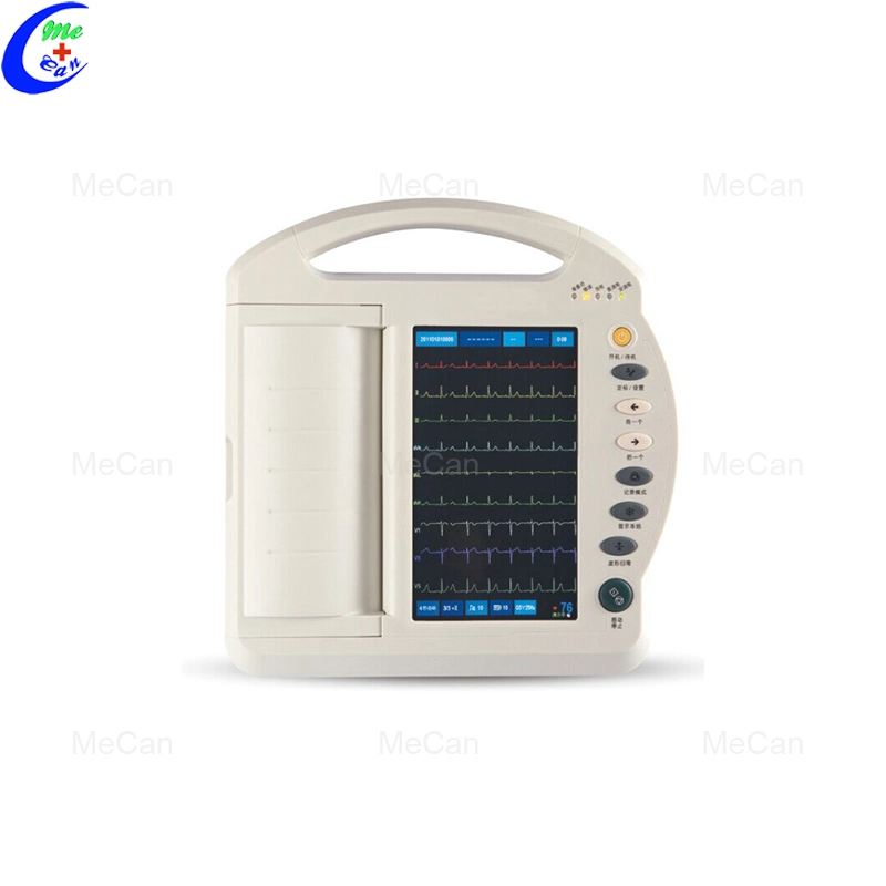 Digital Electrodiagrama Medical Touch Screen ECG Device Portable ECG Device for Hospital Use