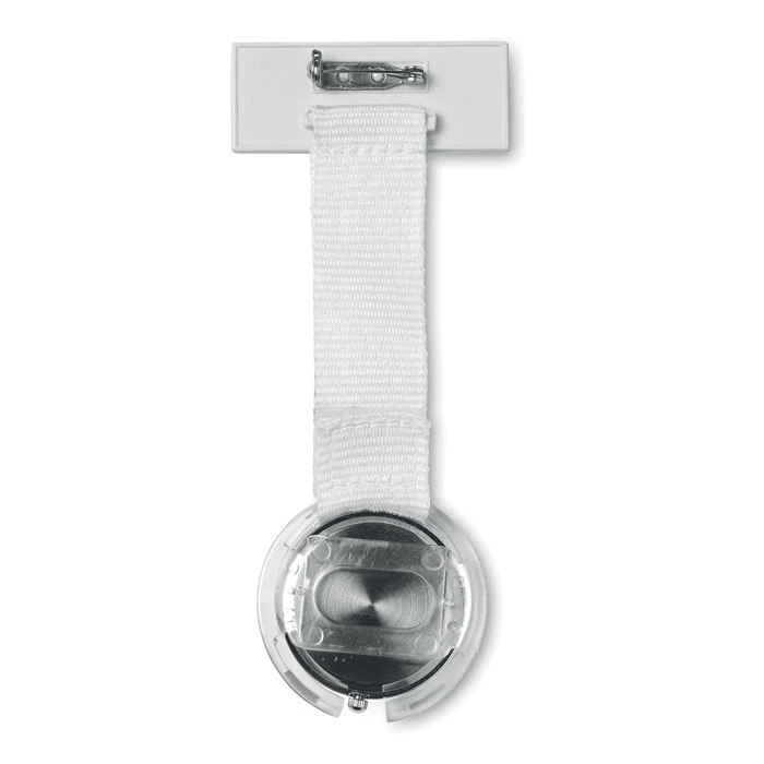 Analogue Nurses Watch with Plastic Tag and Polyester Strap