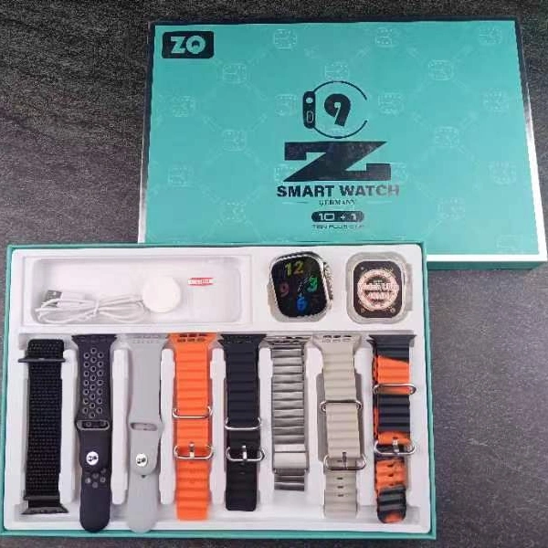 شاشة SmartWatch كبيرة الحجم Z9 10+1 و2.02 اتصال BT المقاوم للمياه المباشرة ساعات Smart Watch اللاسلكية للشاشة الكبيرة ساعة الشاحن